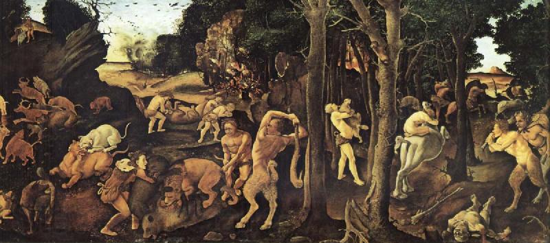 Piero di Cosimo A Hunting Scene France oil painting art